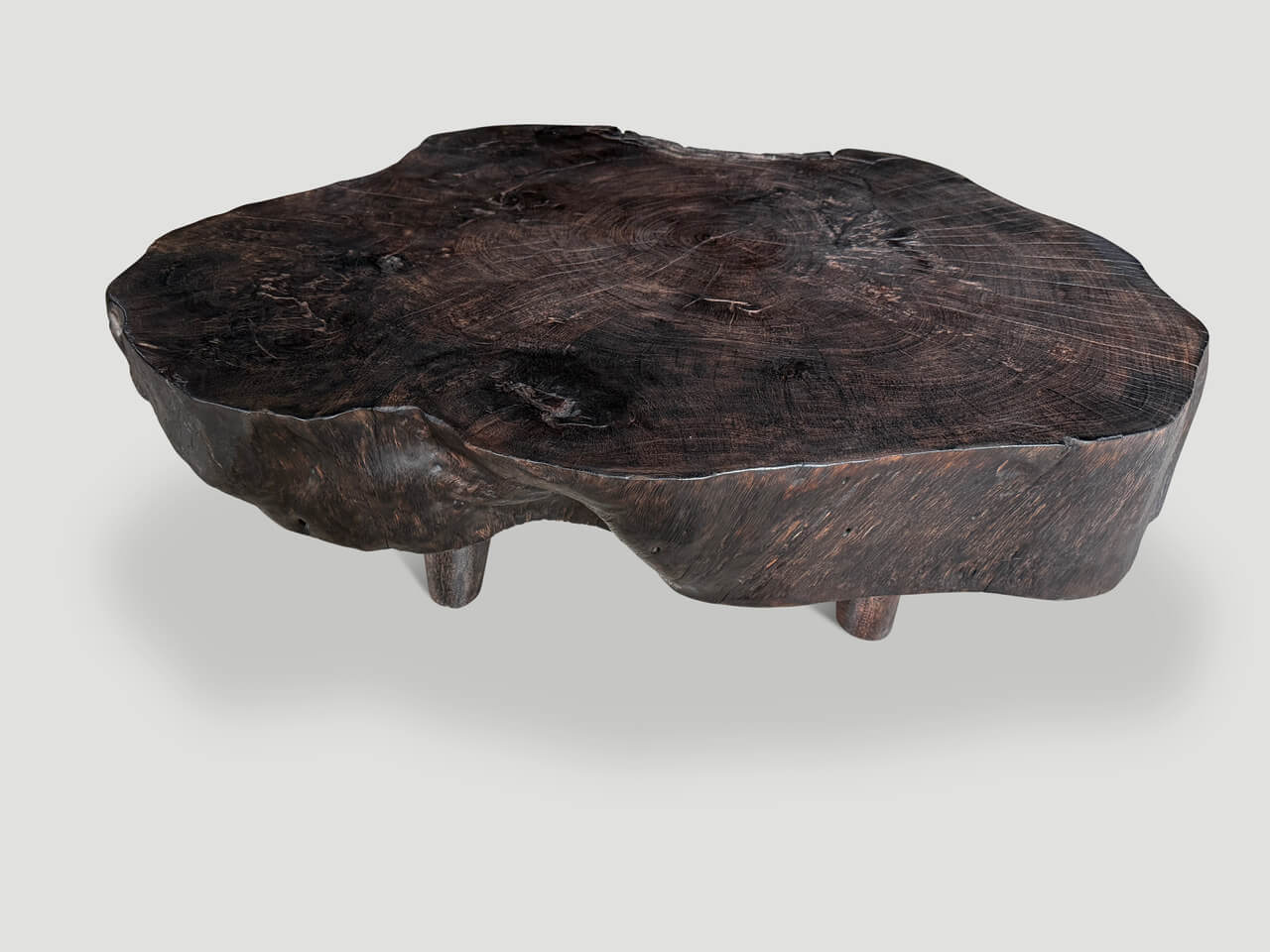 AMORPHOUS CHARRED COFFEE TABLE