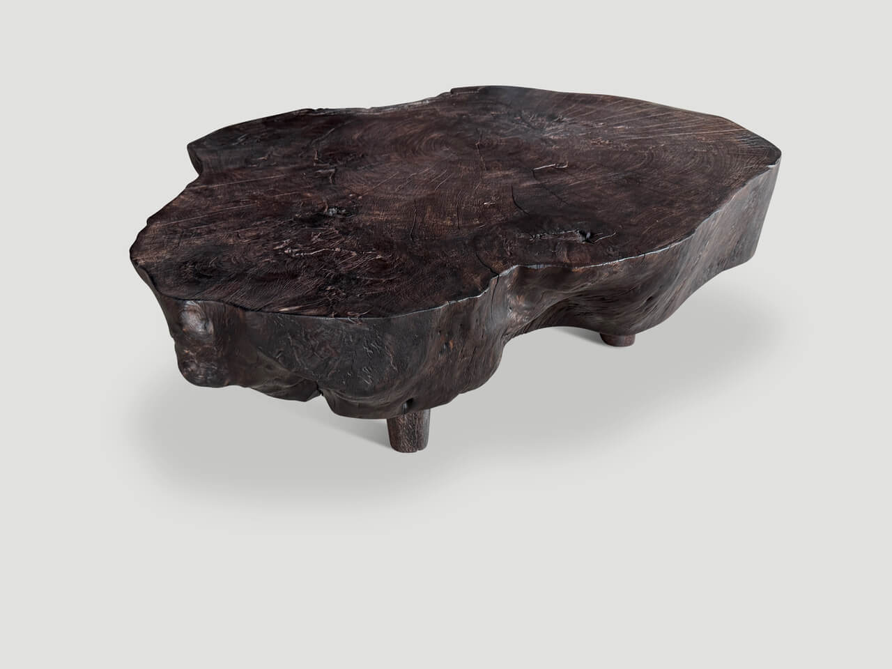 AMORPHOUS CHARRED COFFEE TABLE