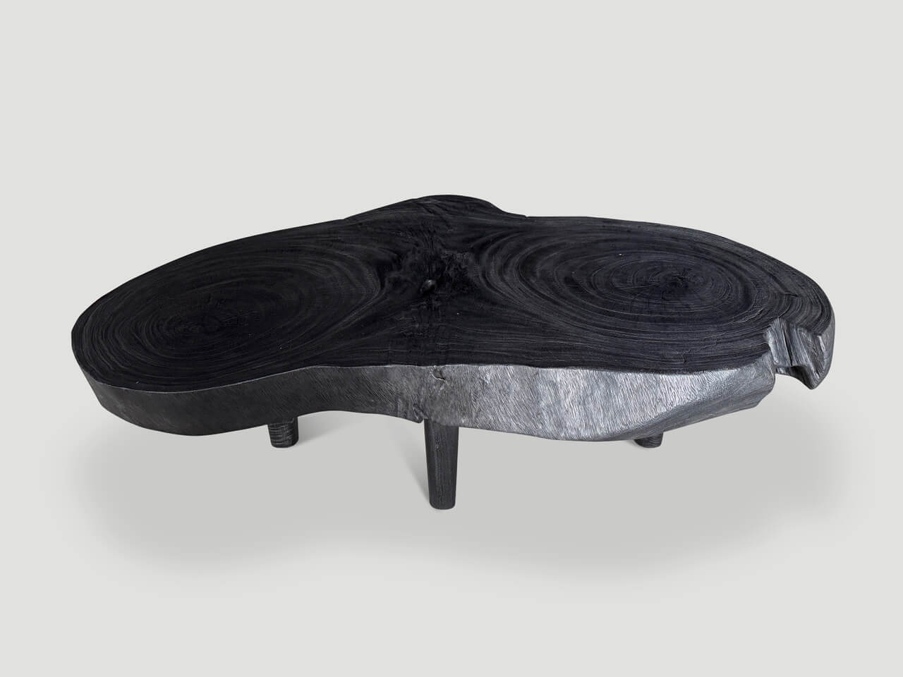 AMORPHOUS SINGLE SLAB MID CENTURY MODERN COFFEE TABLE