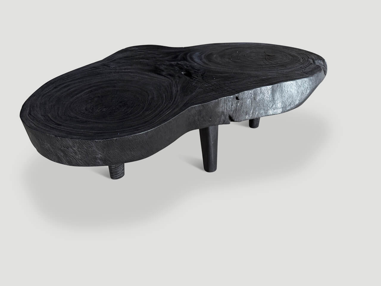 AMORPHOUS SINGLE SLAB MID CENTURY MODERN COFFEE TABLE