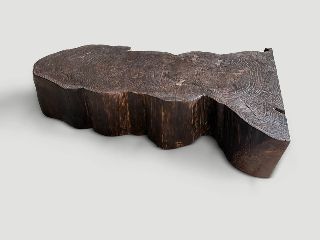 CHARRED COFFEE TABLE OR BENCH