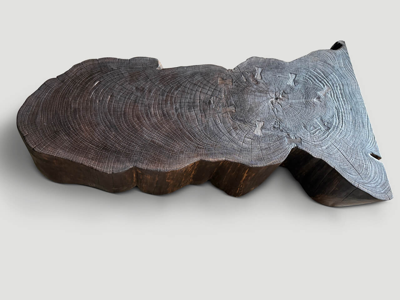 CHARRED COFFEE TABLE OR BENCH
