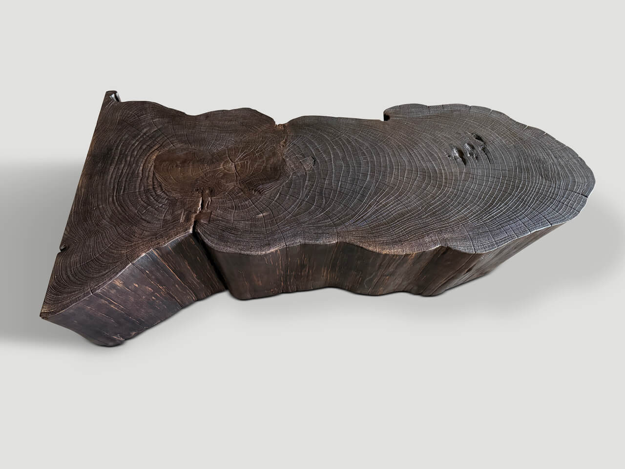 CHARRED COFFEE TABLE OR BENCH