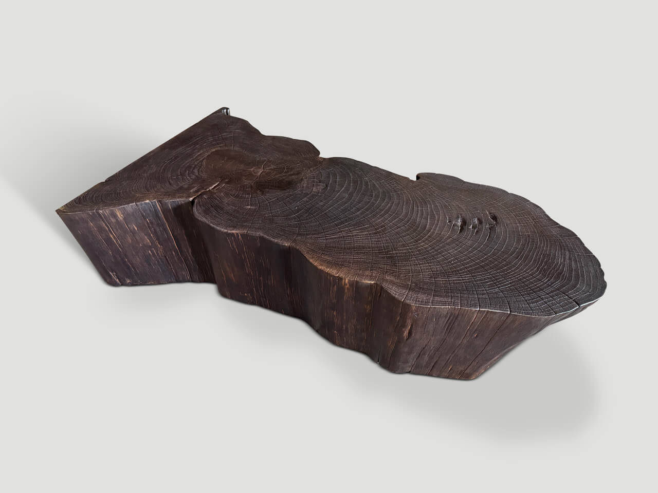 CHARRED COFFEE TABLE OR BENCH