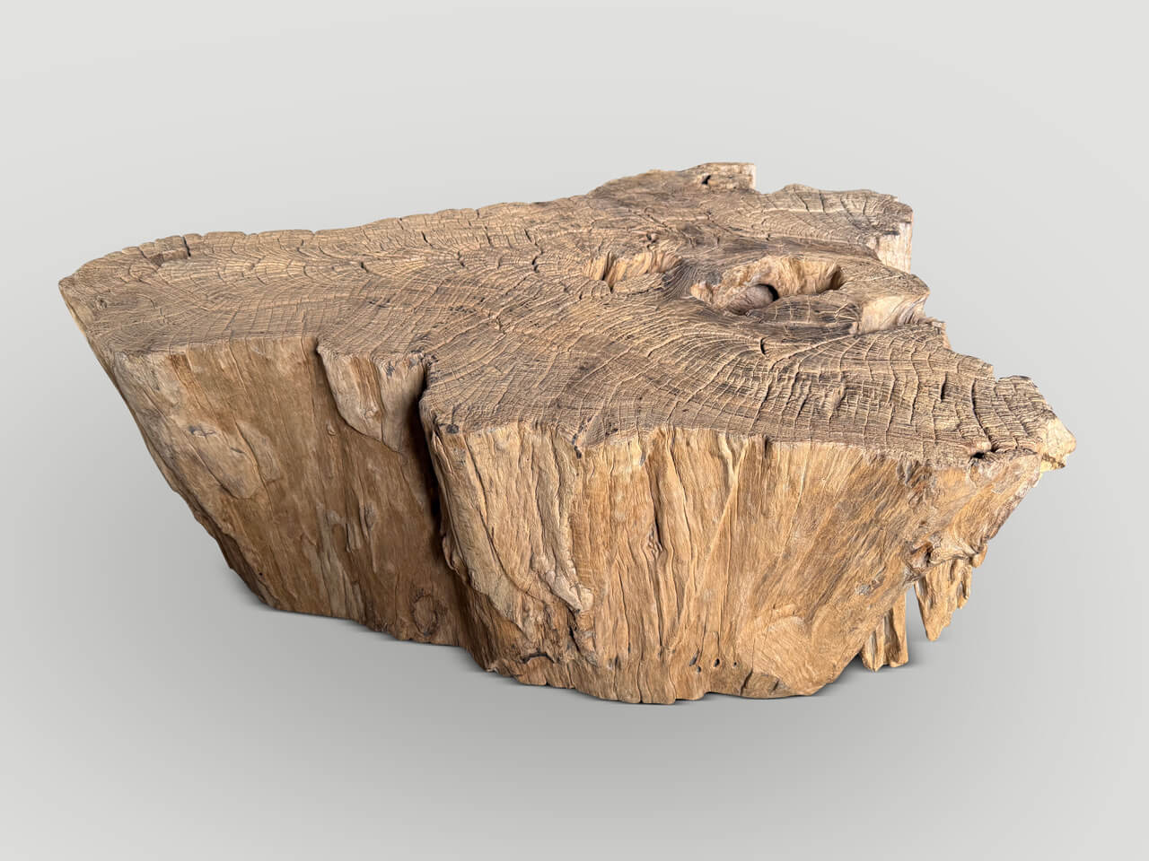 ORGANIC NATURAL TEAK WOOD COFFEE TABLE