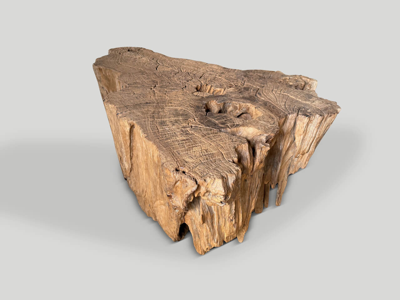 ORGANIC NATURAL TEAK WOOD COFFEE TABLE