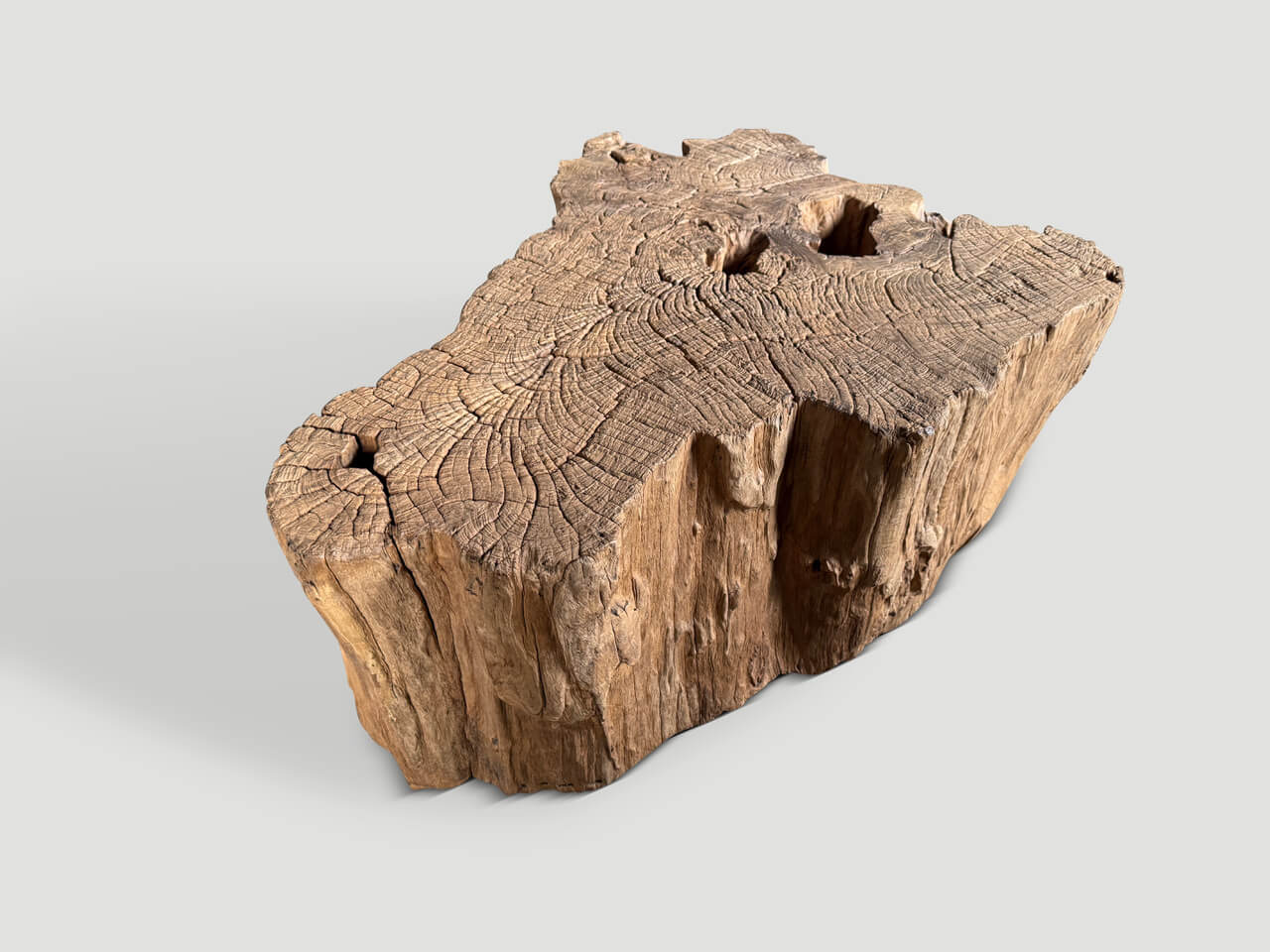 ORGANIC NATURAL TEAK WOOD COFFEE TABLE