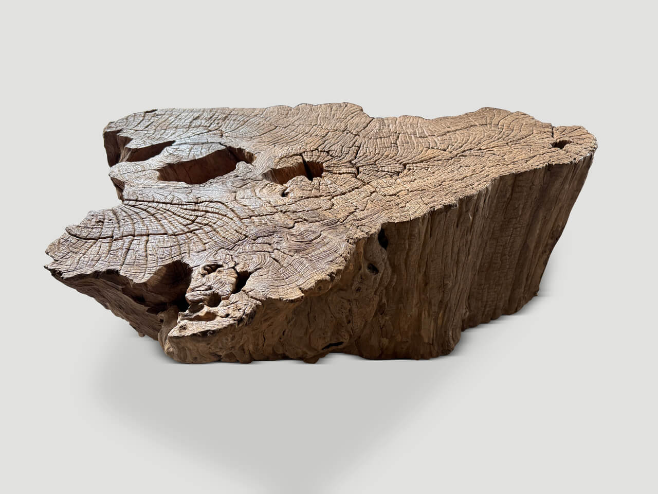ORGANIC NATURAL TEAK WOOD COFFEE TABLE