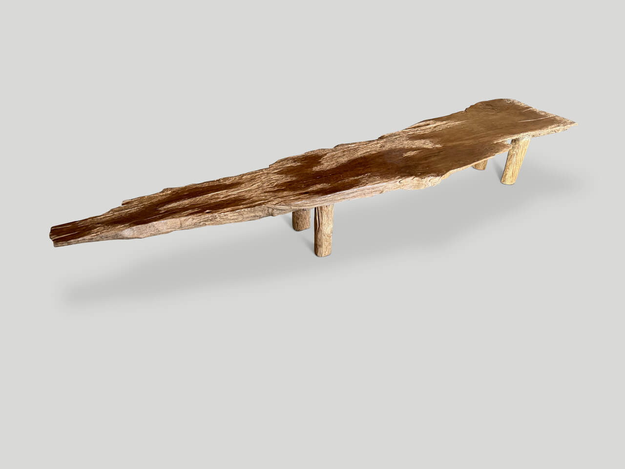 IMPRESSIVE SCULPTURAL BENCH OR COFFEE TABLE