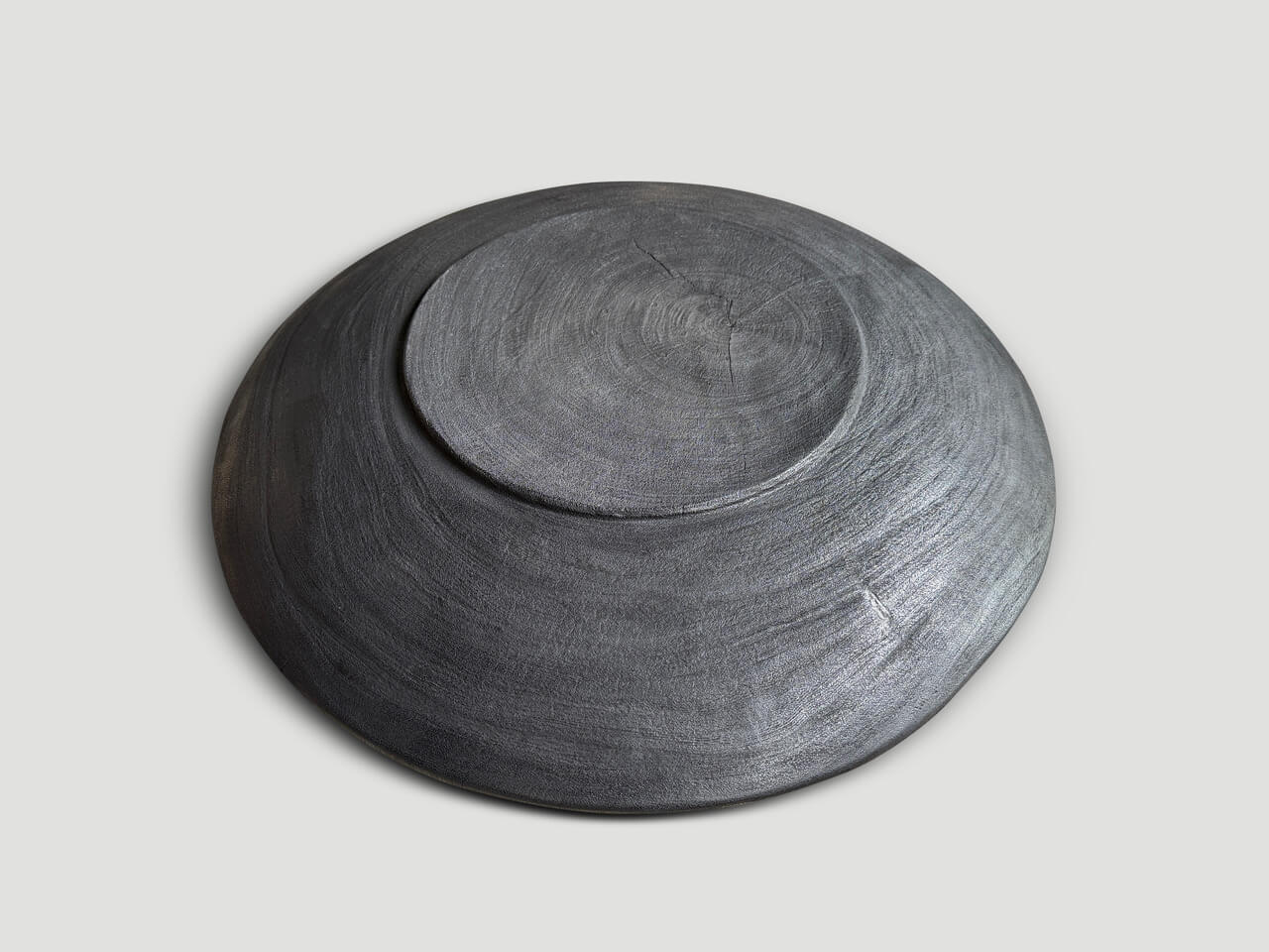 IMPRESSIVE LARGE CHARRED PLATTER