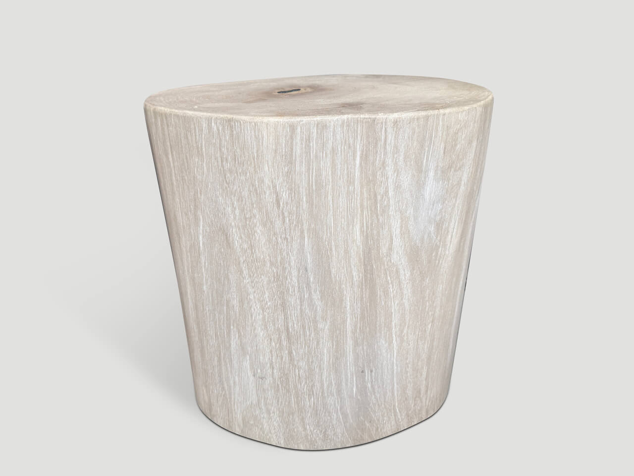 MINIMALIST HIGH QUALITY PETRIFIED WOOD SIDE TABLE