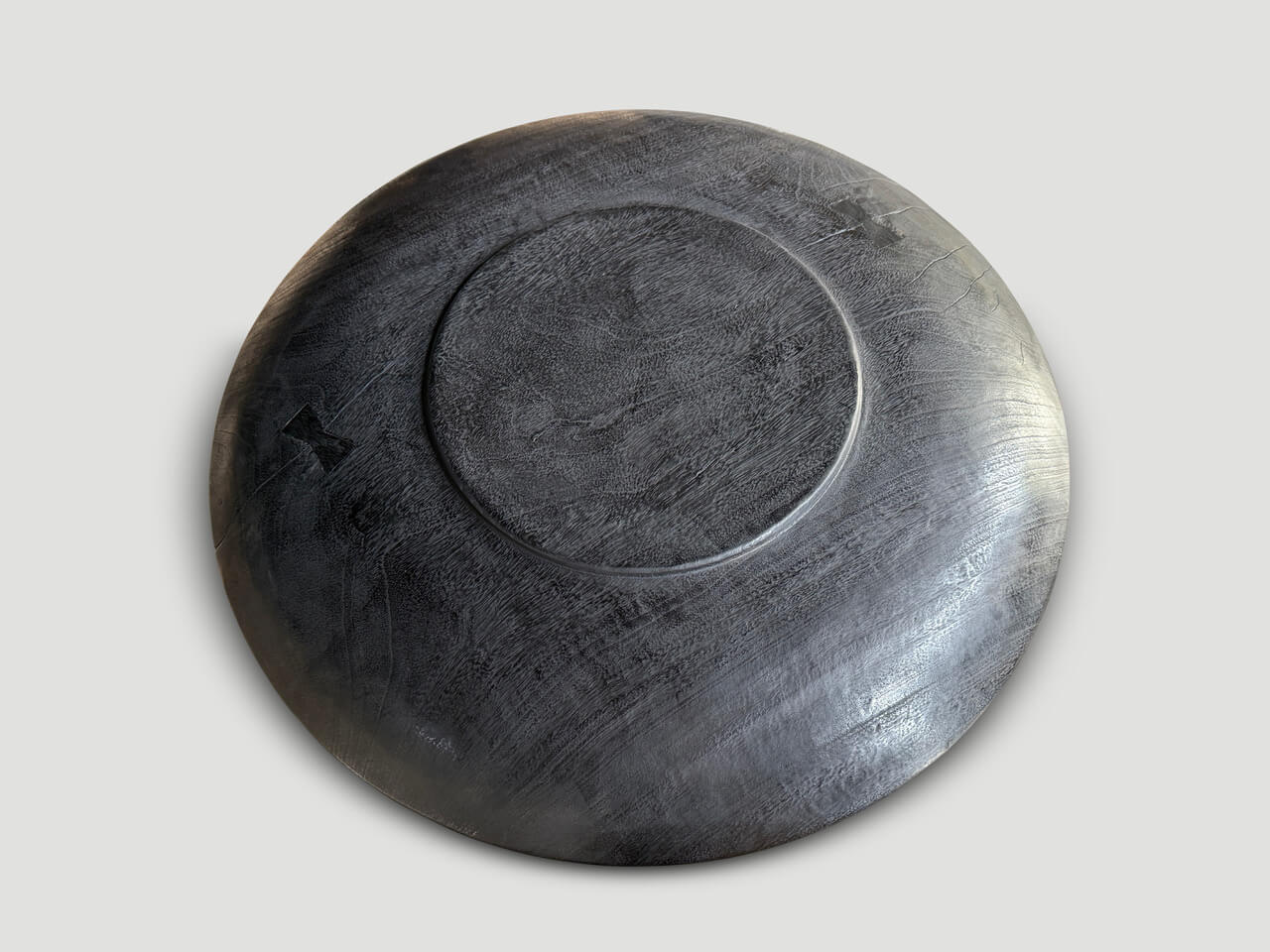 IMPRESSIVE LARGE CHARRED PLATTER