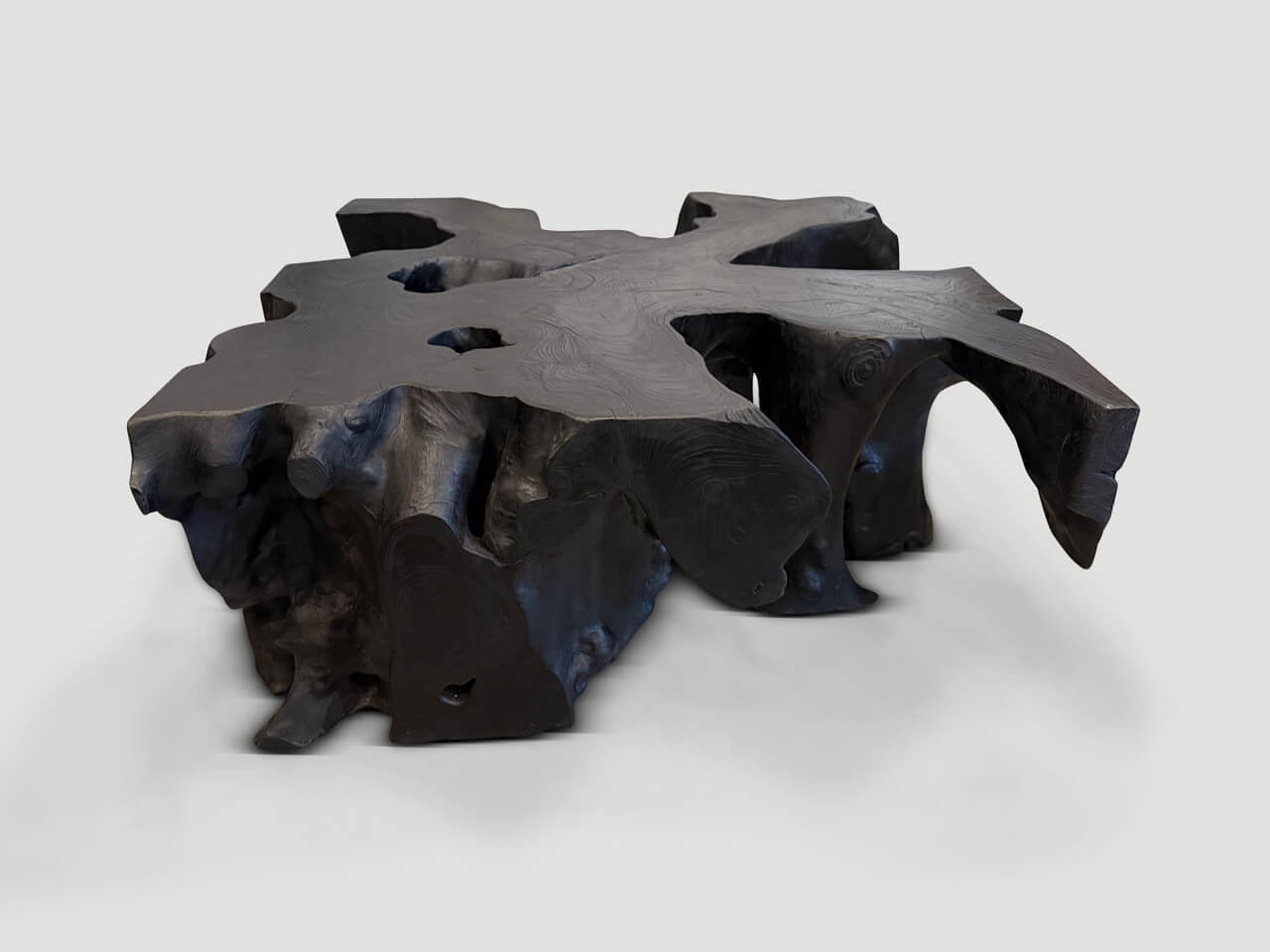 teak wood root coffee table