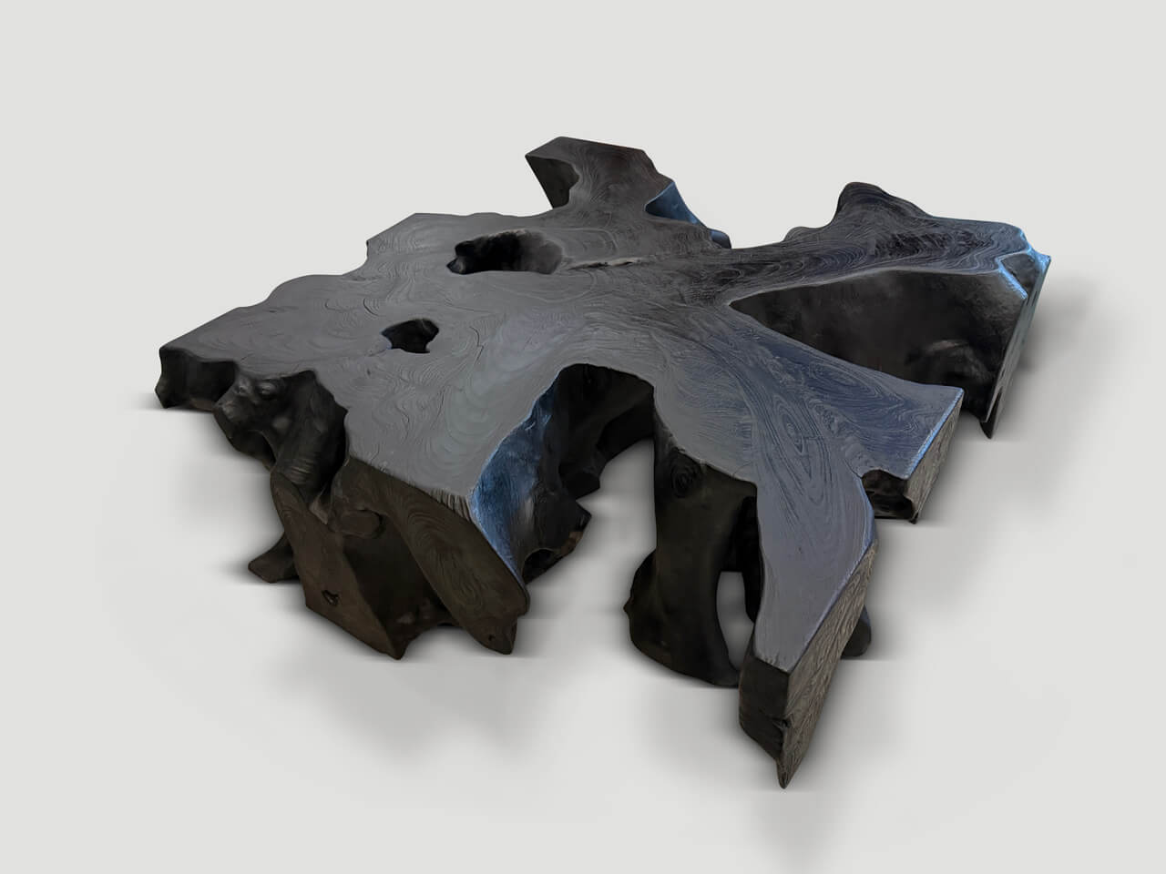 teak wood root coffee table