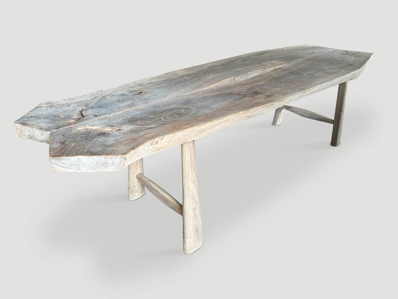 century old teak wood dining table