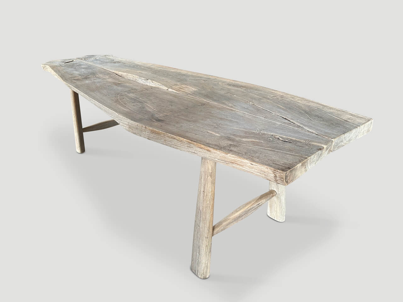 century old teak wood dining table