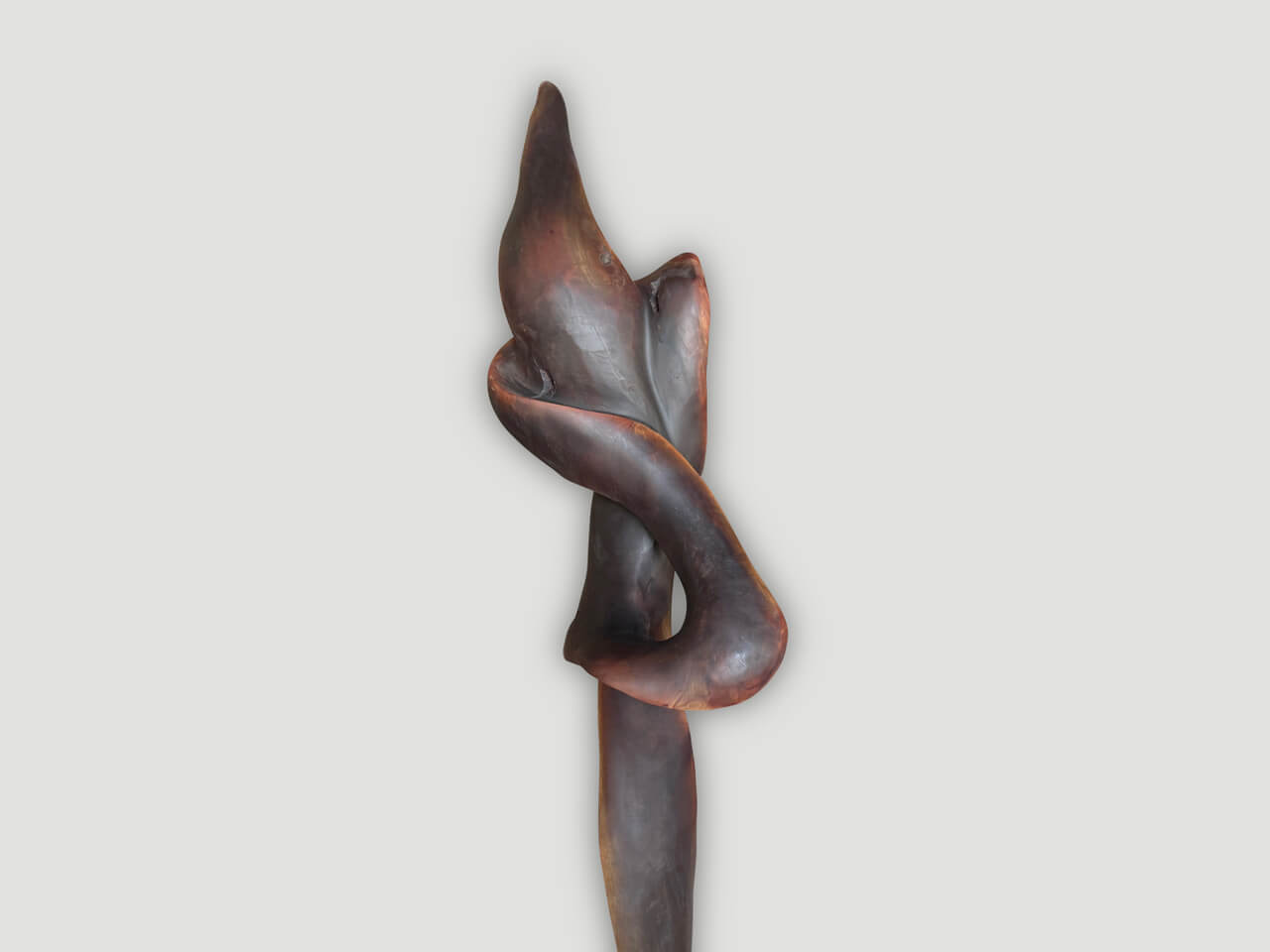 MINIMALIST CHARRED SCULPTURE