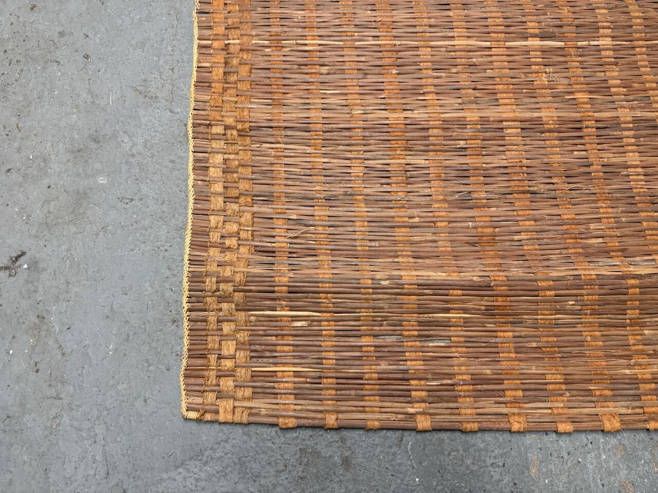 handwoven floor mat