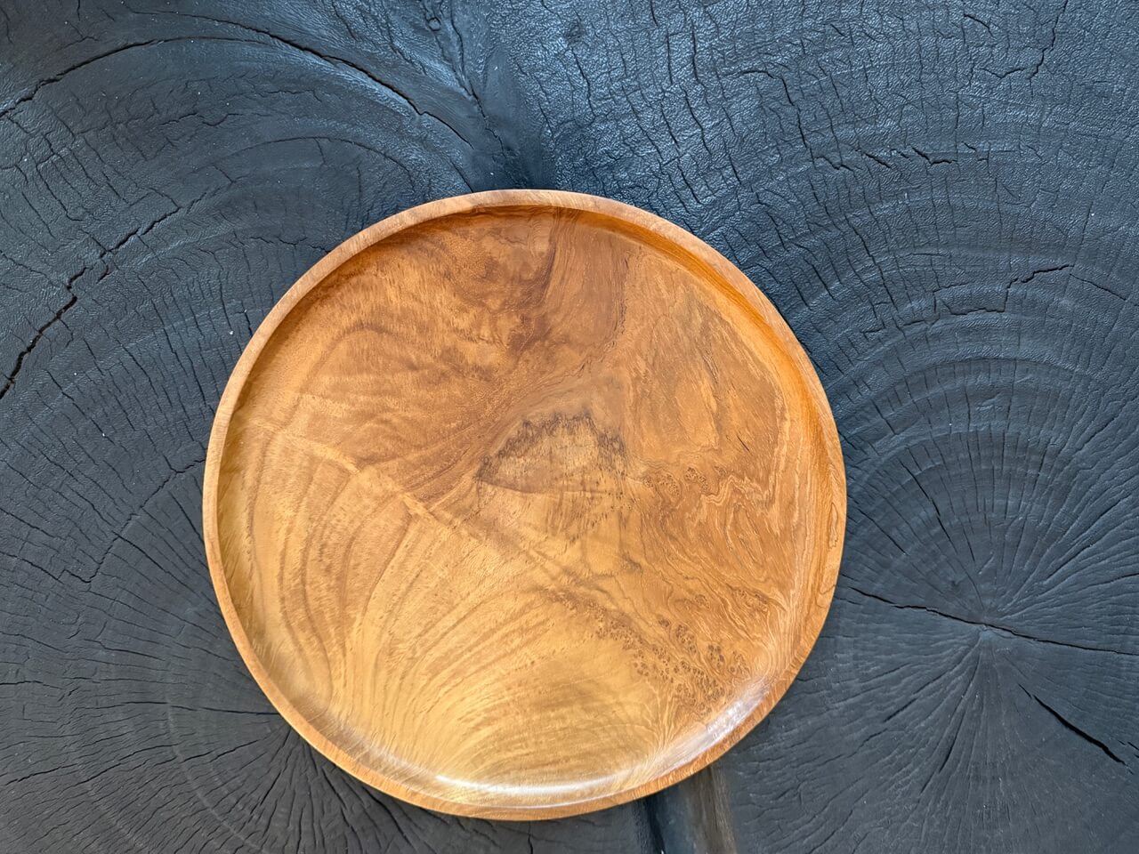 teak wood plates