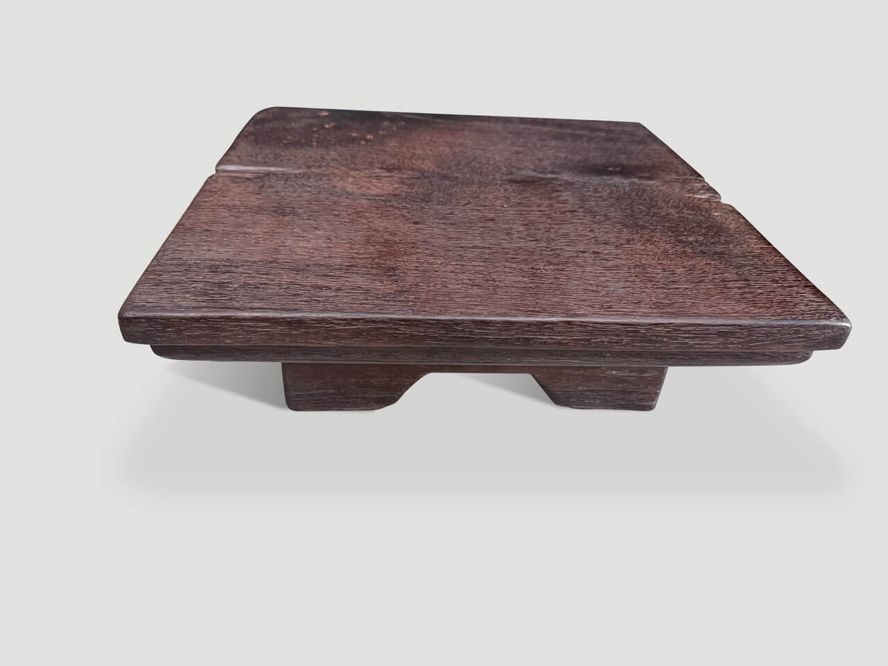 antique tray side table