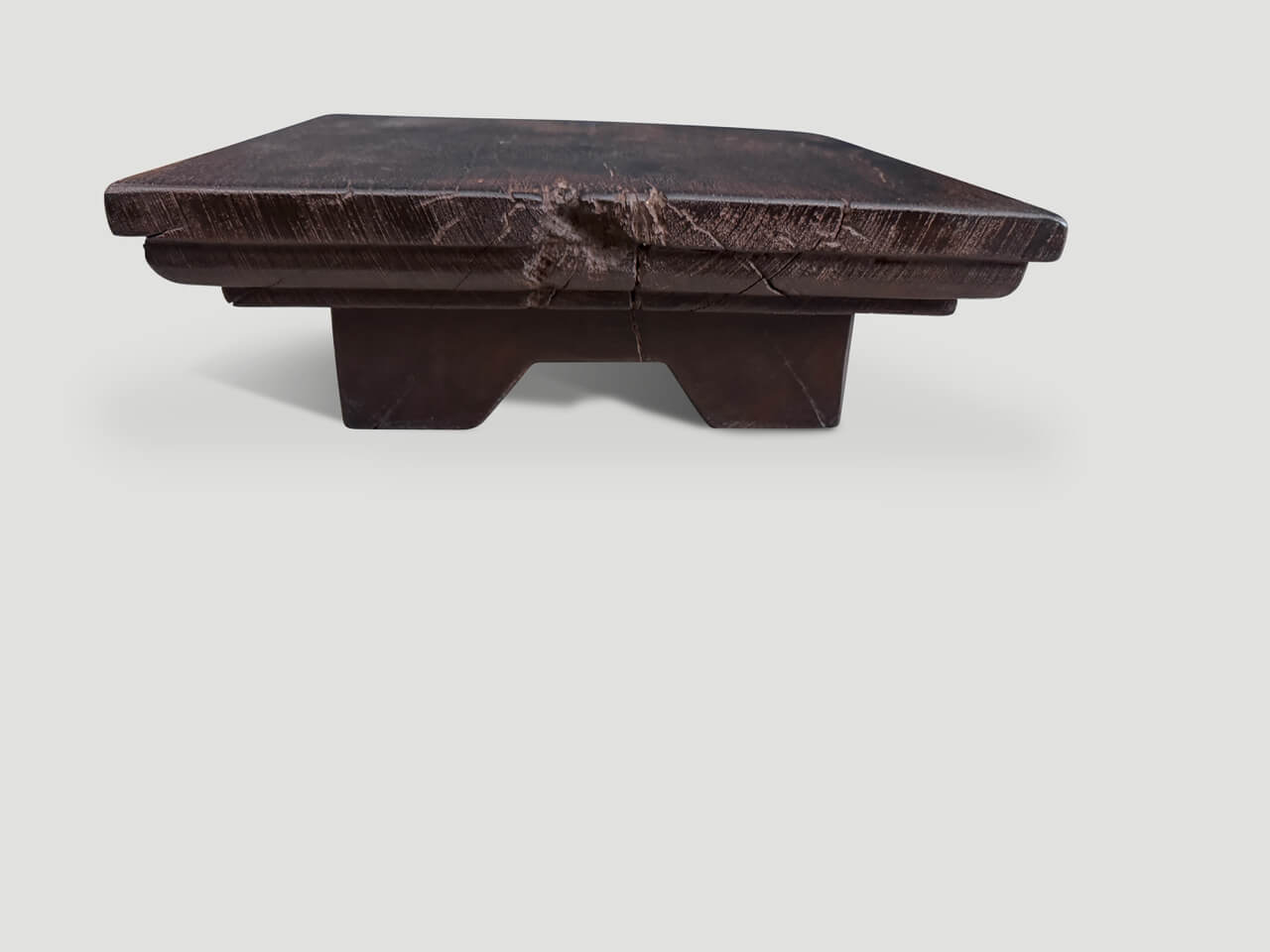 antique tray side table