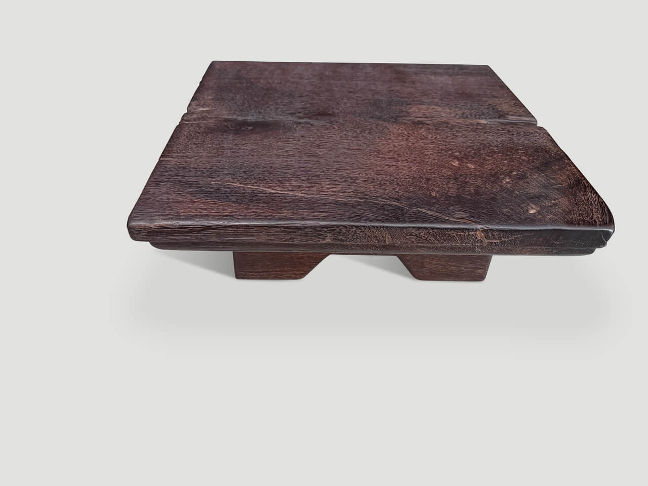 antique tray side table