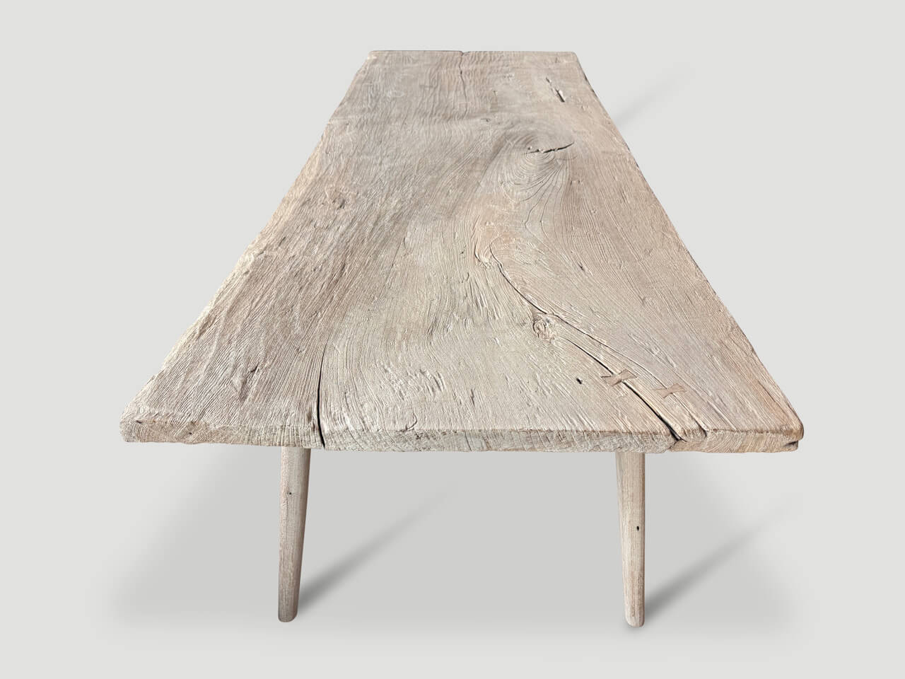 single slab organic modern coffee table