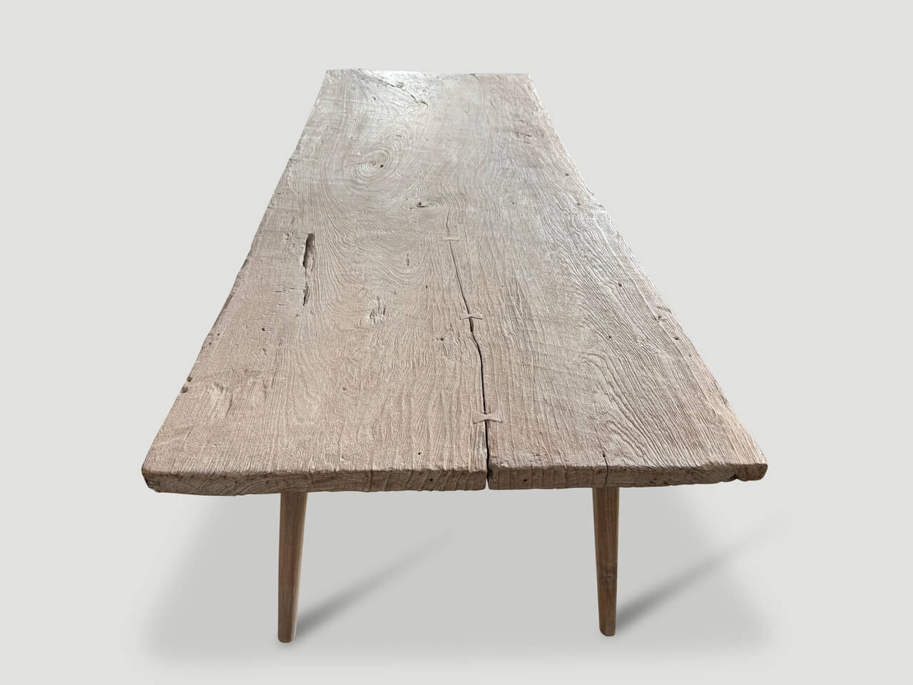 single slab organic modern coffee table