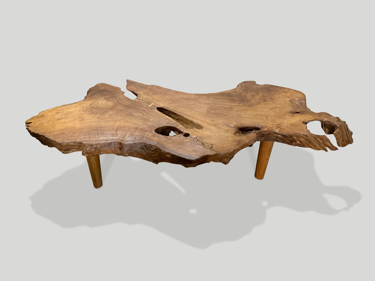 teak wood coffee table