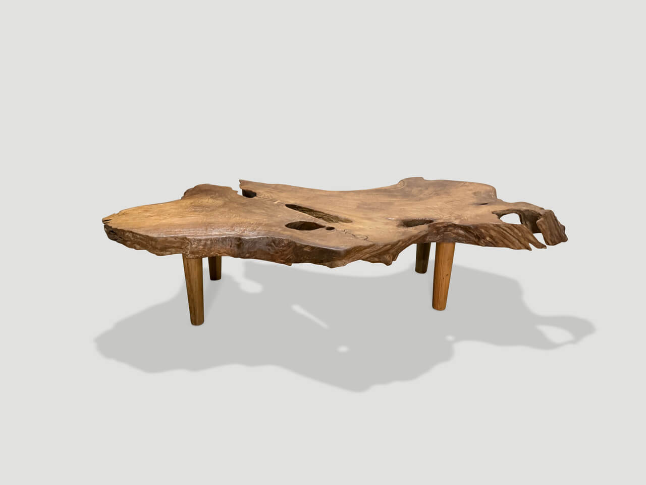 teak wood coffee table