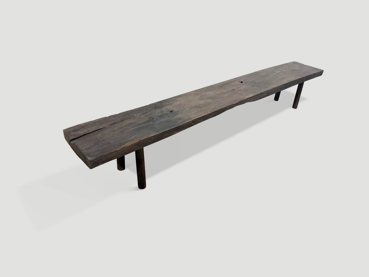 antique teak wood bench