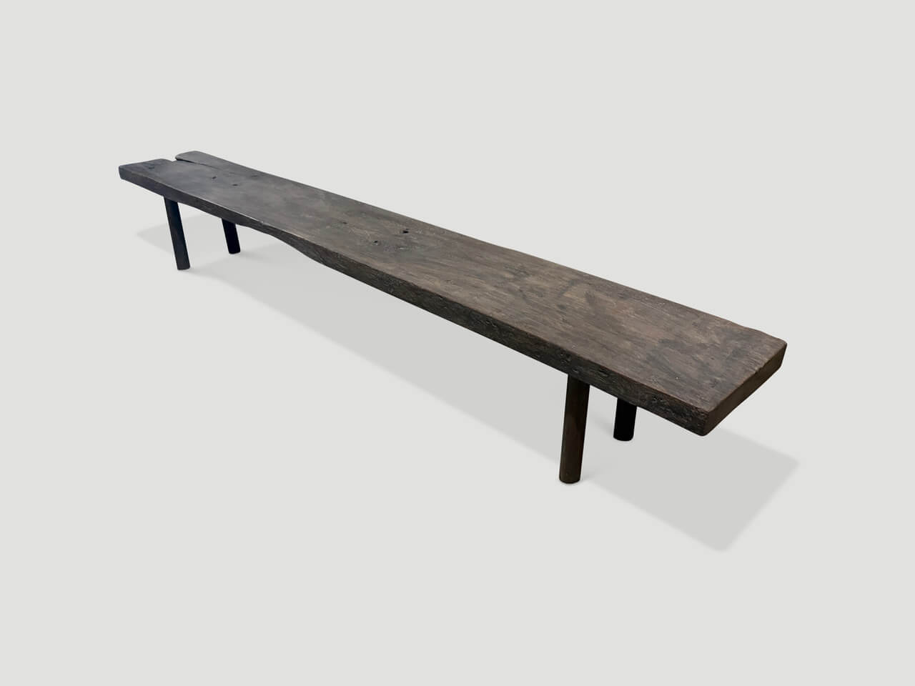 antique teak wood bench