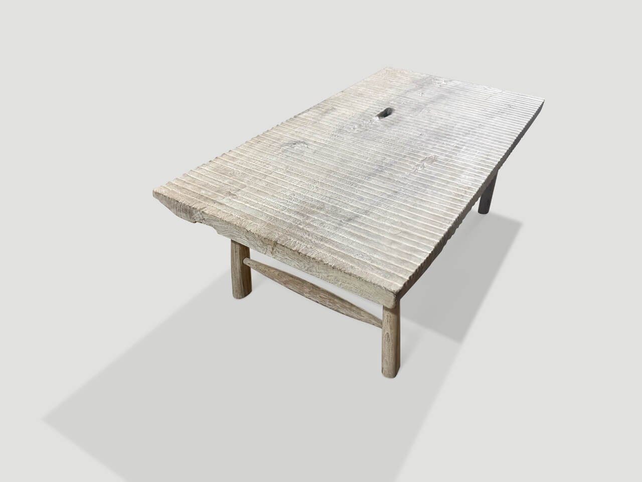 hand carved teak wood coffee table