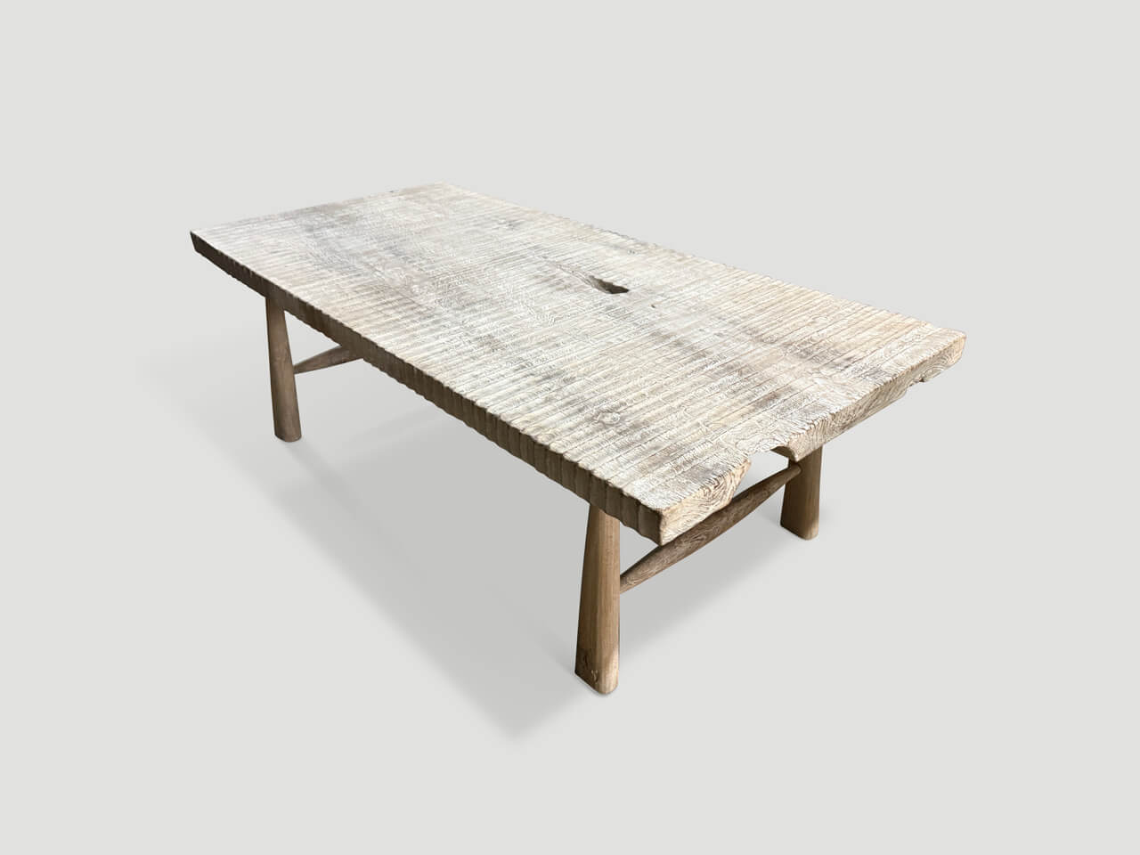 hand carved teak wood coffee table