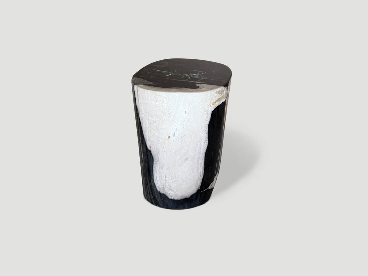 high quality petrified wood side table