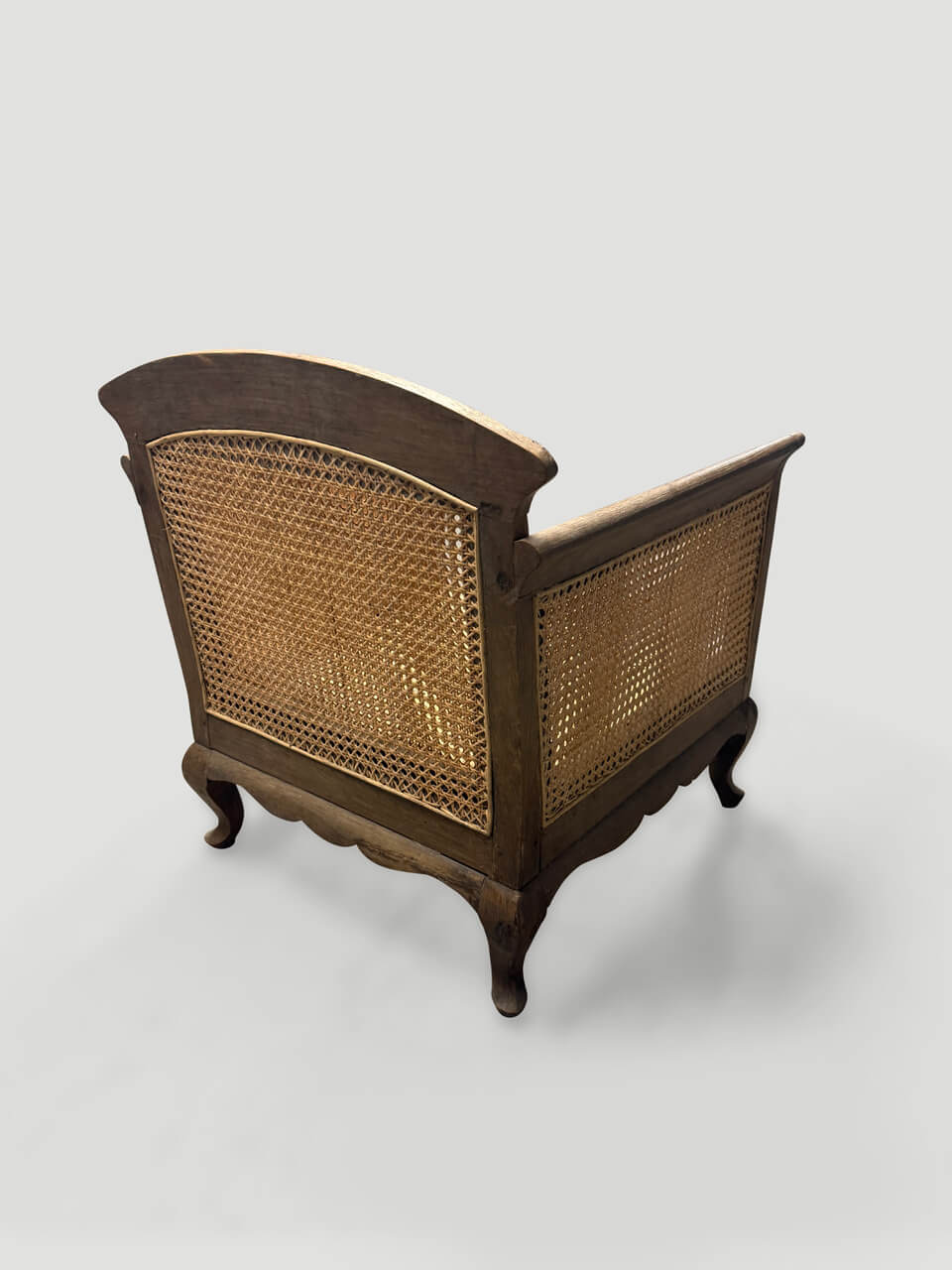 antique colonial low chair