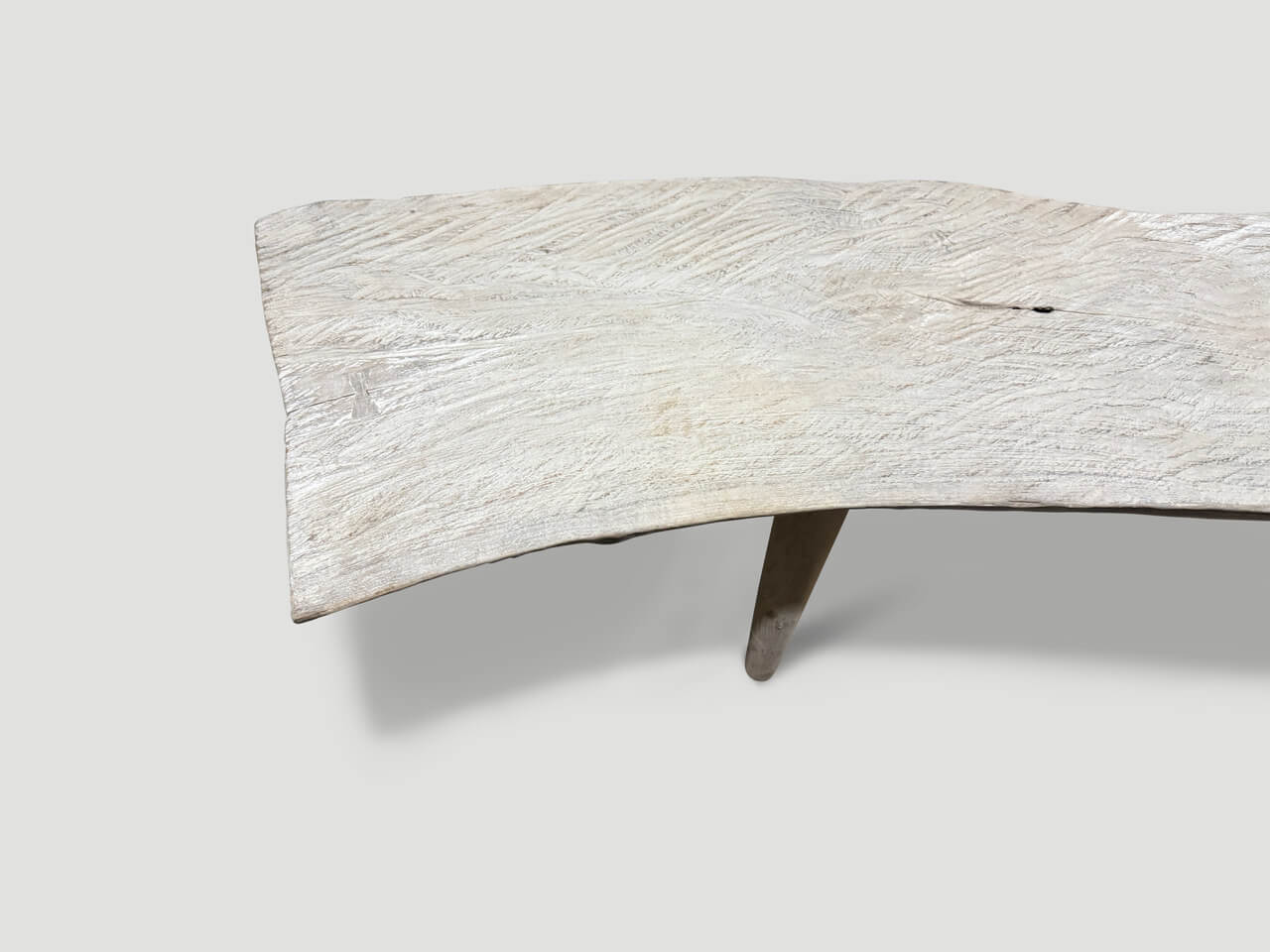 modern organic long bench