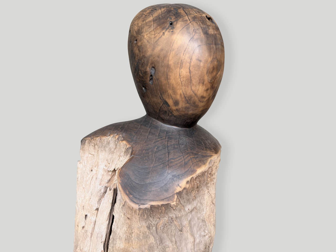 modern organic hand carved structure
