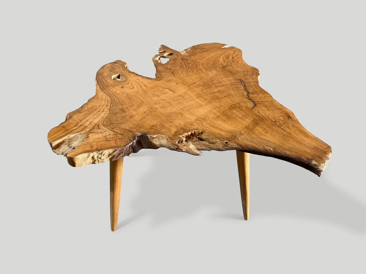 single slab live edge coffee table