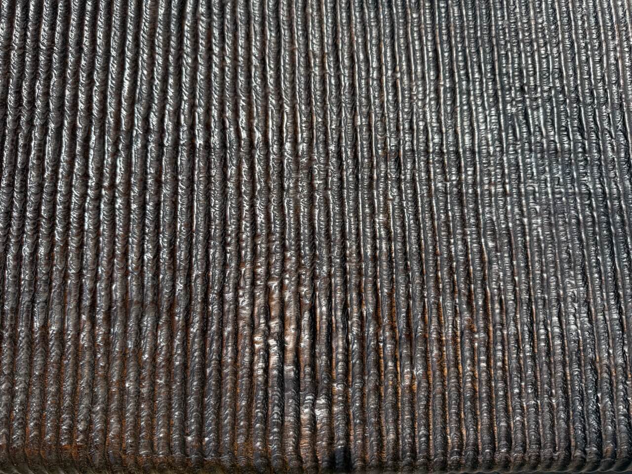 EXQUISITE MINIMALIST COUTURE HAND CARVED BENCH