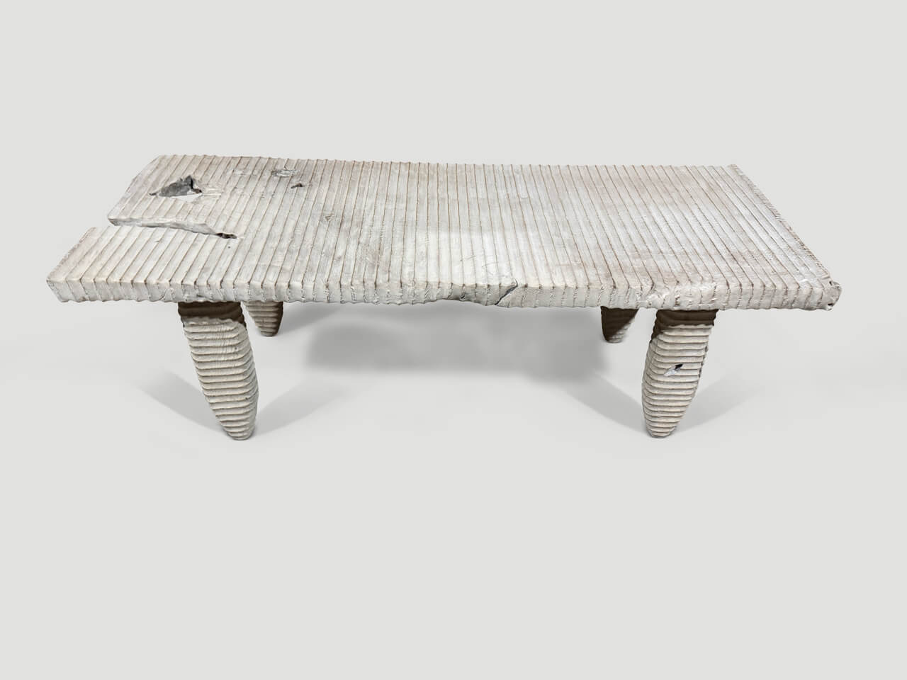 hand carved teak wood coffee table