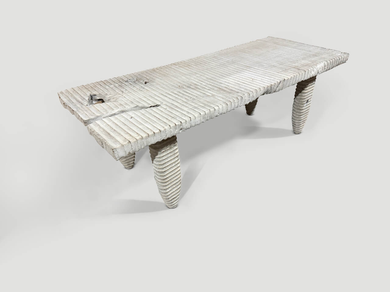 hand carved teak wood coffee table