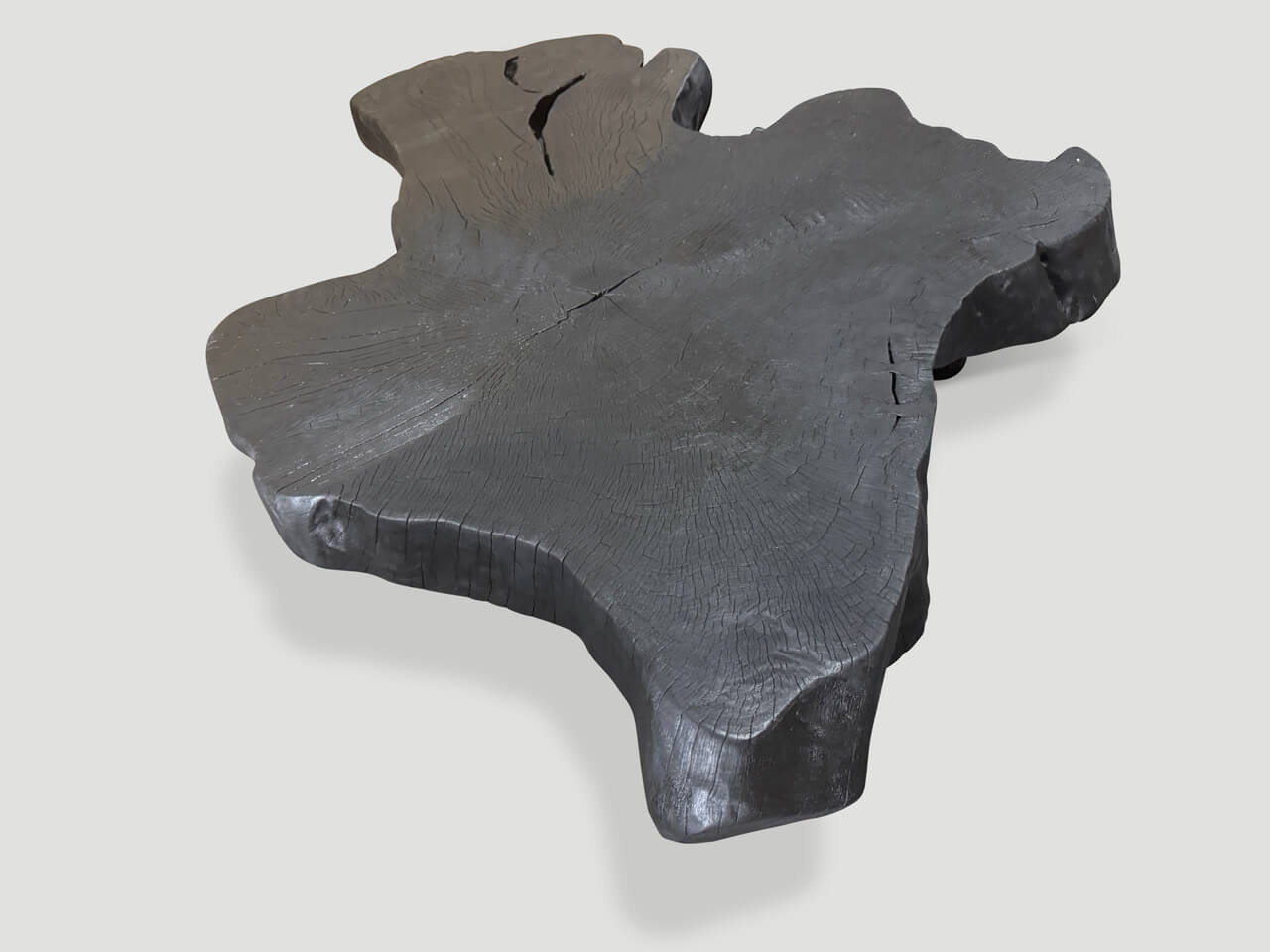 amorphous mango wood coffee table