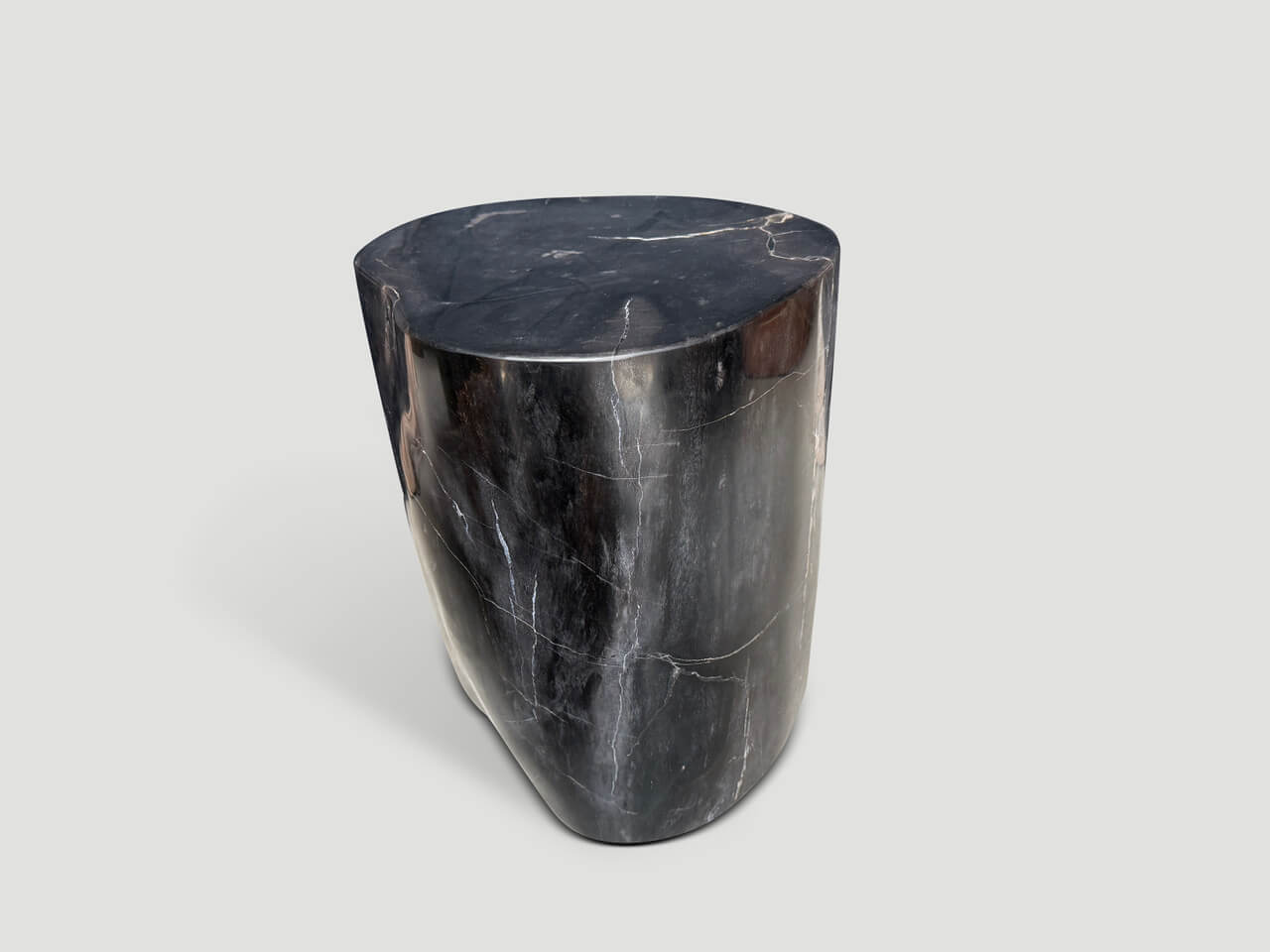 ANCIENT PETRIFIED WOOD SIDE TABLE