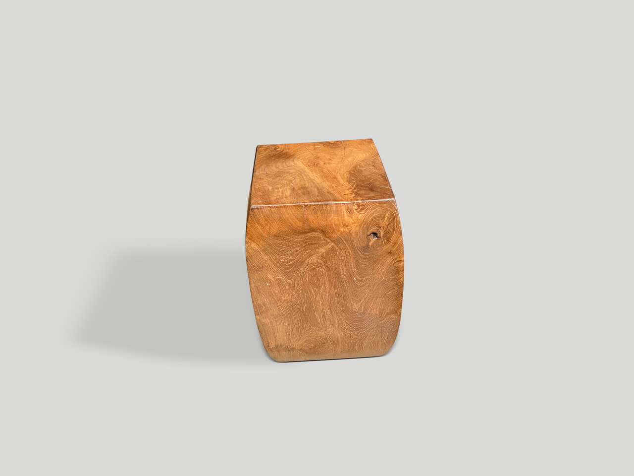 MINIMALIST HAND CARVED SIDE TABLE