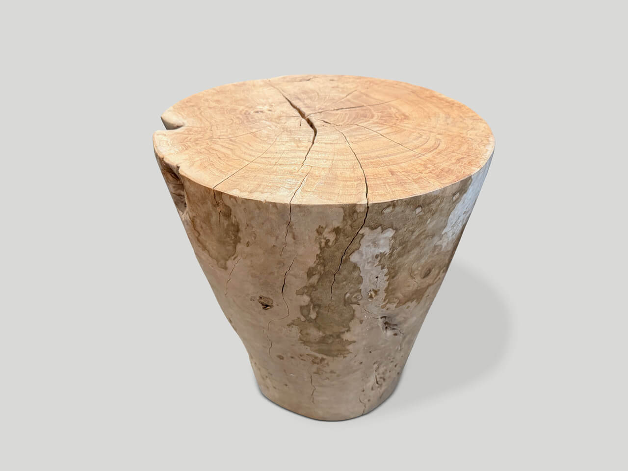 MODERN ORGANIC CYLINDER SIDE TABLE