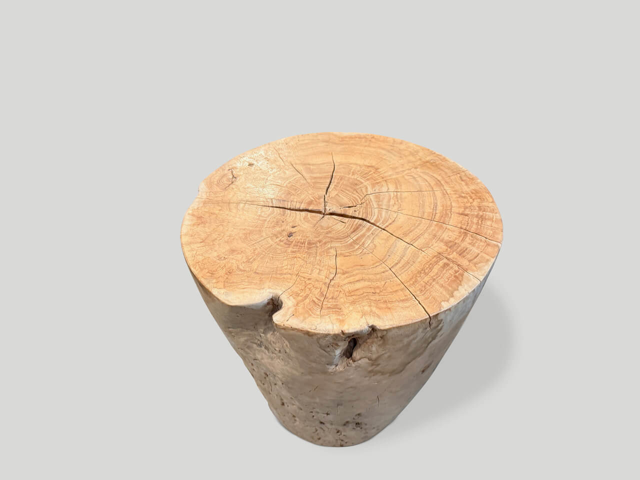 MODERN ORGANIC CYLINDER SIDE TABLE
