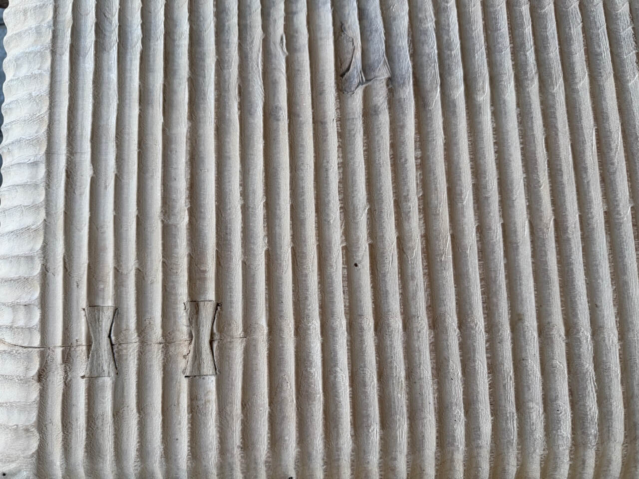 MINIMALIST HAND CARVED ORGANIC BENCH