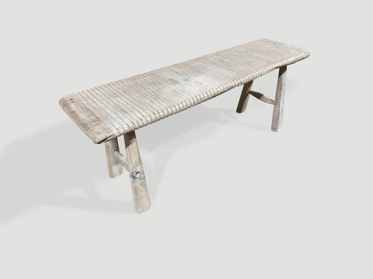 MINIMALIST HAND CARVED MODERN ORGANIC BENCH