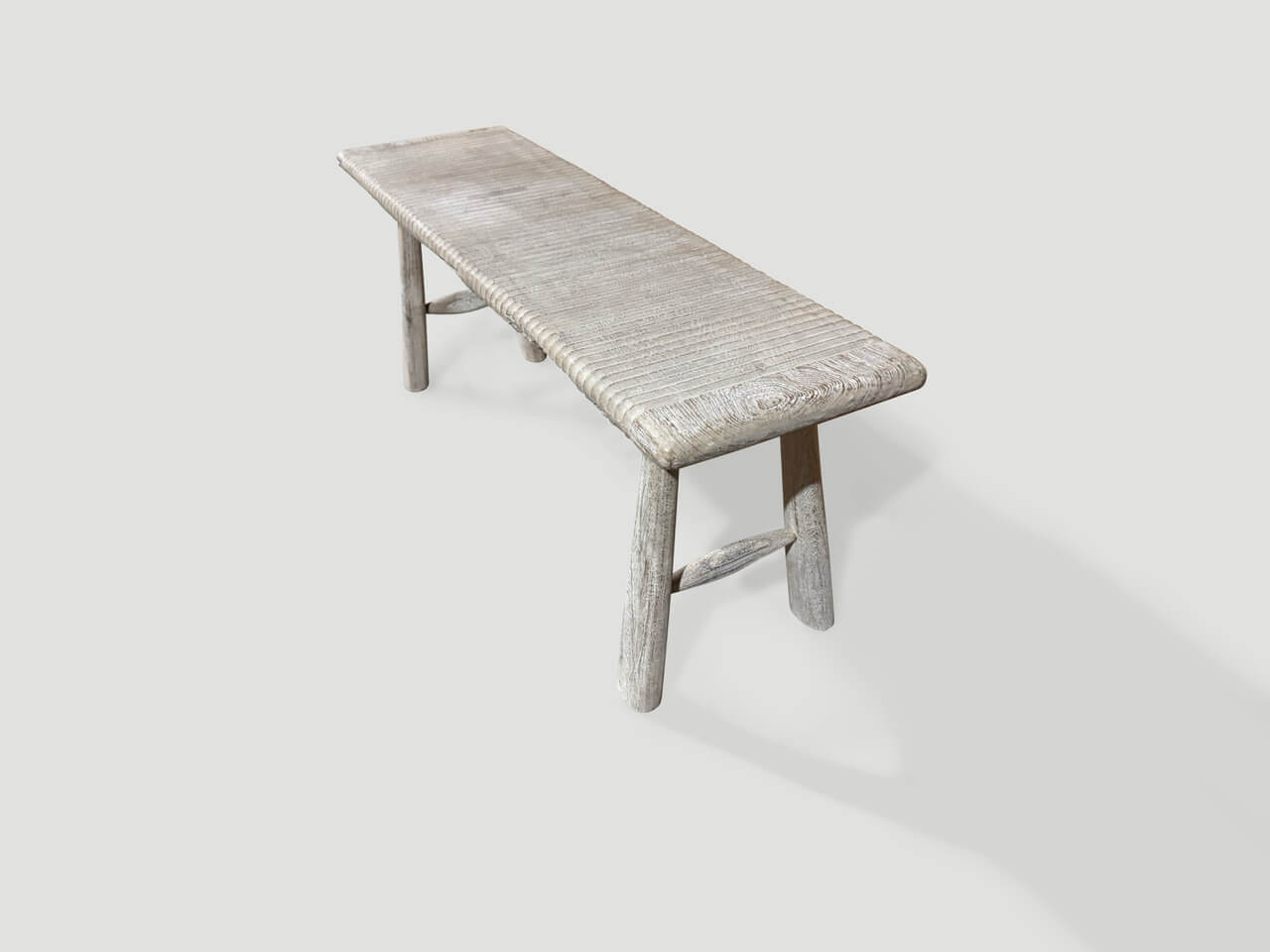 MINIMALIST HAND CARVED MODERN ORGANIC BENCH